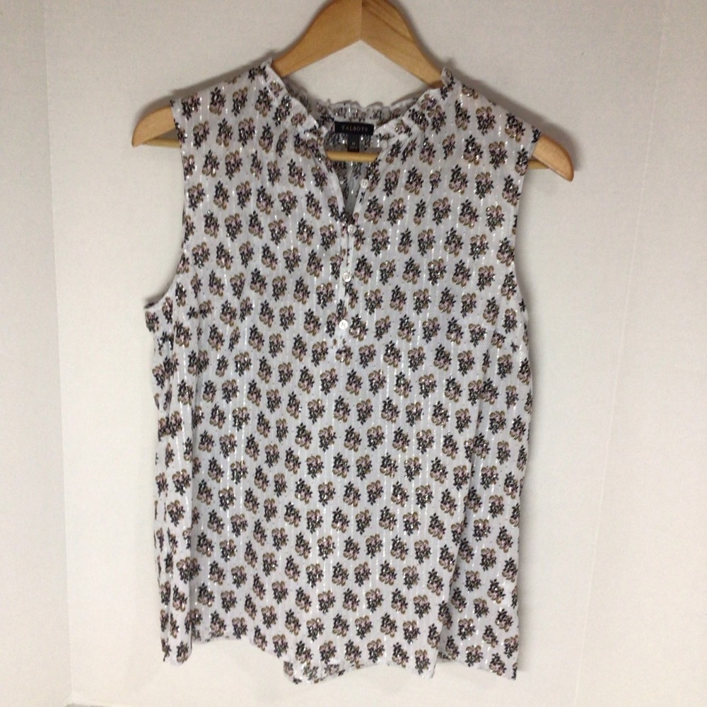 Talbots dressy short sleeved pullover